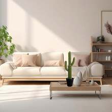 Artificial Cactus Succulent Plant, 24 H Tall Faux Fake Desert Cacti Plant With Bla Planter For Home Garden Office Floor - Multicolor - View 5