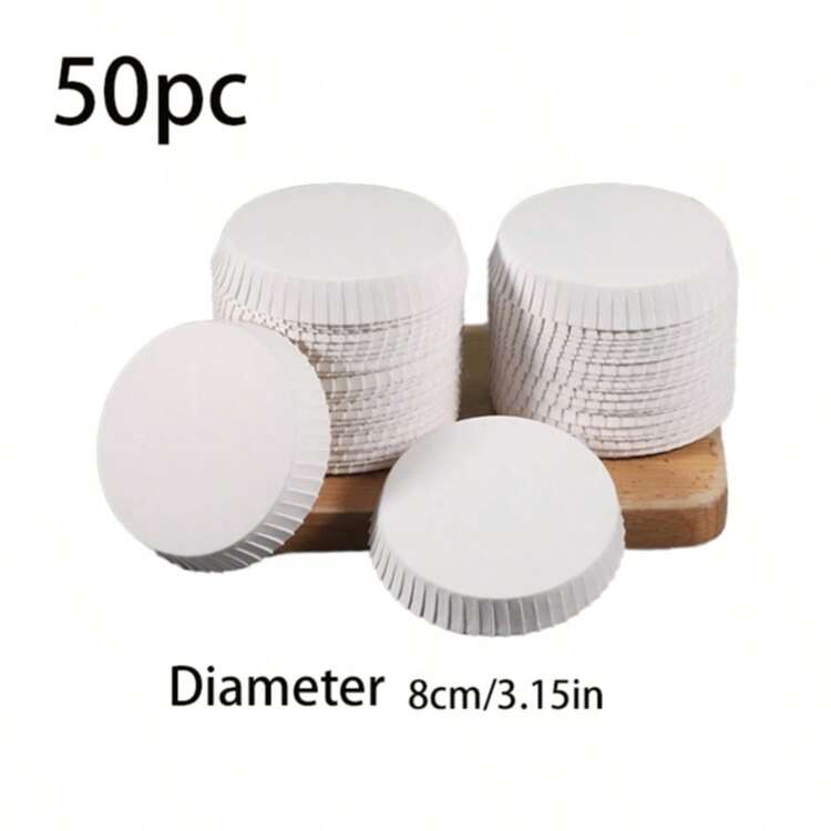 50/100/150/200pcs High-Quality Paper Cup LIDS - Stackable Disposable White Travel Cup LIDS, Uncoated Material, Suitable For Coffee And Tea Beverages - Home, Office, Coffee Shop, Beverage Protection, User-Friendly Design, Natural Texture - Multicolor - View 15
