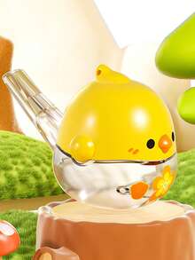 Juguete de silbato con forma de pollito pequeño y lindo, activado por agua, tamaño compacto, sonido relajante para bebés y niños pequeños