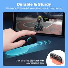 IINE 2pcs Mouse Stand Grip For Switch 2, Supports Protective Case, Non-Slip Bracket, Ergonomic Ring Stand, Mouse Mode, Durable ABS Construction, Game Accessories