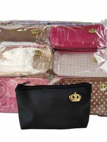 KIT 24 Bolsinha Feminina Mini Necessaire Porta Moedas Dinheiro Cartão Documento Lembrancinha Festas Aniversario Natal Brindes
