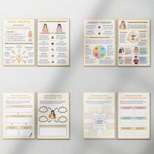 Self Value Relaxation Worksheet, Self-Esteem Building, Inner Criticism And Self Destruction, Work Book, Confidence Planning Book