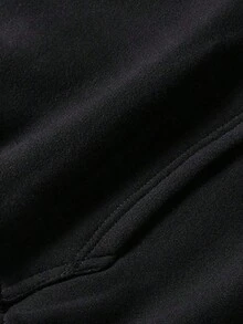 Men's Funny "I NEED HEAD" Printed Hoodie - Black With Bold White Text - Soft Polyester-Cotton Blend Pullover Sweatshirt - Hooded Streetwear For Everyday Casual Wear - Gift For Him, Essential Hoodie - 黑色 - 查看 5