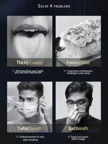 This Tongue Scraper Helps Improve Your Oral Hygiene! It Effectively Removes Bacteria, Food Debris And Tongue Coating, Helping To Combat Bad Breath And Leaving Your Mouth Cleaner. The Ergonomic Handle Ensures Easy Grip And Control, While The Curved Head Perfectly Fits The Shape Of Your Tongue. Use It Daily To Freshen Your Breath And Improve Oral Health. This Gentle Yet Effective Tongue Scraper Assists You In Achieving A Deeper Clean. - Multicolor - View 5