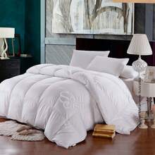 Soutextil Queen Duvet 2.40x2.60 - King Double Sided Microfiber Extra Soft Filling White 1 Piece - 白色 - 查看 2