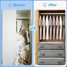 4x Underbed Bag Underbed Chest Of Drawers, Underbed Storage Bag 100x50x18cm - Xám - Xem 3