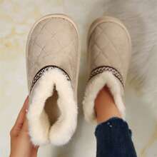 Stay Comfy In Winter With Women's Short Winter Boots - Classic Booties With Warm Cotton And Thick Sole - New Snow Boot Style - 淺棕色1 - 查看 4