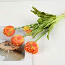 3pcs Artificial Tulips Real Touch,High-Quality Hot In Saudi Arabia Hotel Office Home Decorations, Wedding Bouquets, Dining Table Decor