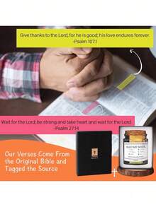 一套带盖圣经经文罐，英文/西班牙文圣经经文，女士信仰玻璃/塑料经文罐，男士宗教礼物，罐装圣经经文，毕业礼物，祷告罐，耶稣装饰，用于阅读的圣经经文罐，圣经装饰，圣经用品，圣经经文卡片，经文，女士祷告罐礼物 - 彩色 - 查看 2