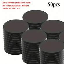 Magnetic Dots - Self Adhesive Magnet (0.8" X 0.8") Peel & Stick Circles Industrial Flexible Sticky Magnets Sheets Is Alternative To Squares, Stickers, Strip And Tape (5/10/15/20/25/30/35/40/50/100 Pcs) - Black - View 15