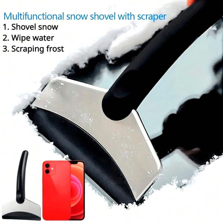 Durable Car Windshield Snow Shovel Snow Removal Scraper Ice Shovel Window Cleaning Tool For All Car Accessories