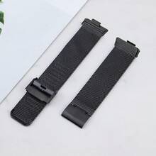 Pulseira Milanesa Sem Lacunas Compatível com Huawei Watch Fit 3/4/4Pro, Pulseira de Aço Inoxidável Ajustável, Pulseira de Metal para Galaxy Watch 6 4Classic 47 43 42 46mm 7 6 5/Pro 4 40 44 45mm, Pulseira de Metal para Homens