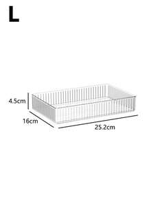 1pc/5pcs Stackable Makeup Storage Boxes, Transparent Desktop Skincare Organizer Drawers, Tabletop Storage Boxes