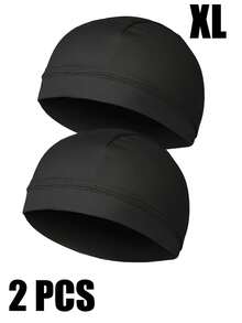 Musion 1/2 Pcs Men's And Women's Skull Cap Helmet Lining, Winter Wool Bicycle Cap, Skull Cap Under The Helmet, And Running Bicycle Cap - Multicolor - View 16