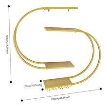 Portabottiglie da parete, portabottiglie semicircolare multistrato con gancio per bicchieri da vino, portabottiglie con gancio per bicchieri da vino adatto per cucina, bar, caffetteria
