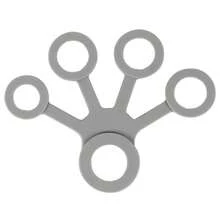 Fortalecedor de agarre de silicona, ejercitador de dedos, entrenador de fuerza de agarre, diseño suave, flexible y portátil para aliviar el dolor de artritis en la mano