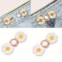 2 Pieces/Set Stainless Steel Waist Tightener Buckles - Seamless Adjustable Clips For Secure And Stylish Fit Of Jeans, Skirts And Pants, Tailors, Sewing Supplies And Accessories