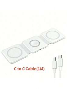 Bộ sạc không dây 3 trong 1 tương thích với iPhone 12/13/14/15/16, 3/Pro, , Đế sạc không dây từ tính có thể gập lại để du lịch Bộ sạc không dây 3 trong 1 tương thích với iPhone 12/13/14/15/16, 3/Pro, , Đế sạc không dây từ tính có thể gập lại để du lịch Thích hợp cho văn phòng, ký túc xá và gia đình Bộ sạc điện thoại Nan - Nhiều màu - Xem 9
