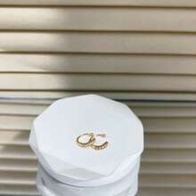 1 pieza Clip para la nariz con Rhinestone, Pendiente personalizado para mujeres, Accesorio de moda y regalo versátil - un clip para la oreja - Ver 43