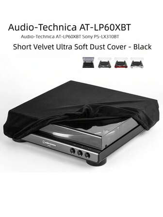 Funda protectora de terciopelo compatible con el tocadiscos Audio-Technica AT-LP60XBT