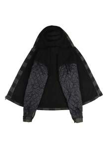 Men's Winter Jacket, Hoodie,Heavy Thick Flannel Plaid Jacket Sherpa Fleece Lined Hoodies For Men Zip Up Winter Warm Coat Buffalo Zipper Sweatshirt - 綠色格 - 查看 9