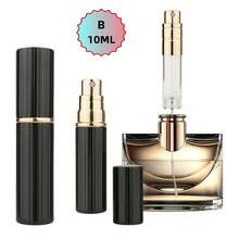 Perfume Travel Refillable Bottle,Bottom-Filling Perfumes Atomizer,Mini Cologne Dispenser, Portable Fragrances Sprayer Pocket Size Perfume Container For Women Men Cruise Trip Gift-F809SJ