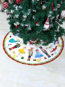 1 pezzo Gonna per albero di Natale a tema Schiaccianoci, Gonna per albero di Natale con motivo Schiaccianoci, Decorazioni per feste di Natale, Ornamenti per gonna albero di Natale, Decorazioni natalizie 2025, Decorazioni per albero di Natale, Decorazioni per interni ed esterni, Regali di Natale, Decorazioni per la stanza di Natale, Decorazioni natalizie per la casa, Ornamenti natalizi, Regali per il Nuovo Anno, Decorazioni per il Nuovo Anno 2026, Gadget per feste