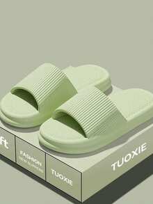 1 Pair Of New Summer Couple Slippers, Non-Slip Slippers, Suitable For Indoor, Outdoor, Shower And Family Use In All Seasons, White And Pink Are Optional Gifts For Mothers,House Slippers Women,Sandals For Women,Bedroom Slippers,Shower Shoes,White Sandals,Black Sandals,Yellow Sandals