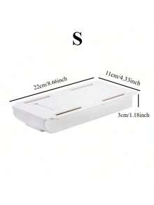 Romantic House Hidden Wall Hanging Drawer Type Drawer Box For Household Non-Perforating Cosmetic Brush Box For Office Stationery Storage Box,School Supplies,Back To School