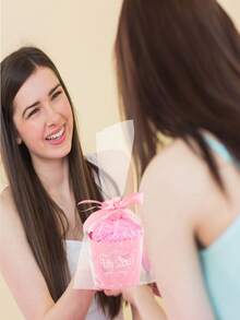 1 Pair Soft & Non-Slip Reading Socks, Unique Socks For Men & Women, Pink Crew Socks, Best Birthday Gift For Readers, Suitable For Autumn/Winter, Size: 35-42, Fall