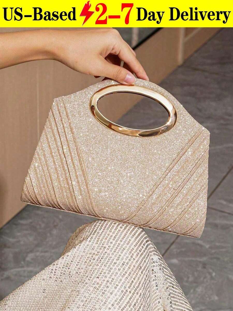 Lightweight,Business Casual Rhinestone Decor Bucket Bag Mini Drawstring Design, Clear Bag Faux Pearl Bag Evening Bag,Dinner Bag Glamorous,Elegant,Exquisite,Quiet Luxury Rhinestone For Party Girl,Woman,Bride Perfect For Party,Dinner/Banquetchristmas Party Dress, Perfectly Matching With Bridal Party, Best Choice Elegant Bag For Bridal Shower,Purse,Bag,Purses And Bags Women,Crossbody Bags For Women,Bolsos Para Mujer,Tote Bags For Women,Shoulder Bags,Bolsas De Mujer Bonitas - 彩色 - 查看 1