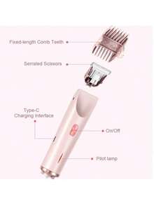 2-In-1 Electric Shaver & Body Hair Trimmer, USB Rechargeable, Painless Shaving, Wet & Dry Use, Stainless Steel Blades, Suitable For Legs, Bikini Line, Underarms - Holiday Gift, Beauty Tool, Stylish Design, Sturdy Construction - Multicolor - View 9