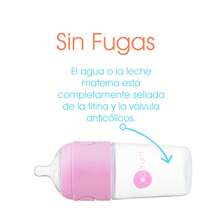 POPYUM Biberón Anticólico para Bebé para Mezclar Fórmula 4 Pack Multi Etapa 5oz/150ml y 9oz/260ml - Rosa - Ver 8