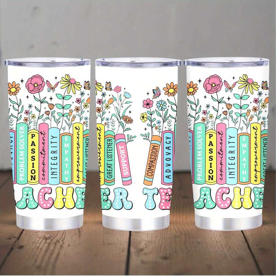 1pc 20 Oz Stainless Cup, Thermal Cup, No Metallic Aftertaste, Halloween, A Practical Housewarming Gift, A Symphony In Scented Visionarie