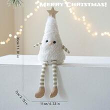 1pc Cute Christmas Tree Doll Pendant, Family Party Decoration, Christmas Tree Shaped Christmas Star Pendant, Suitable For Festival Party Activities Decoration Pendant, Home Decoration, Multi-Occasion Decoration Items Christmas Decorations Room Decor Winter Christmas Decorations Home Christmas Gifts Christmas Decor