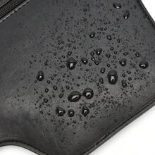 Style Waist Bag - Vintage Synthetic Leather Fanny Pack With Multiple Compartments, Golden Studs & Buckles For Women, Perfect For Outdoor Sports, Travel, And Casual Wear - 壓變黑色 - 查看 10