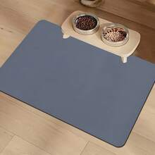 1pc Solid Color Pet Feeding Mat, Diatomite, Suitable For Small Dogs, Cats And Elderly Pets - Pet Toilet Mat, Pet-Friendly Home, Lively Design, Easy-To-Clean Surface, Suitable For Multi-Pet Households
