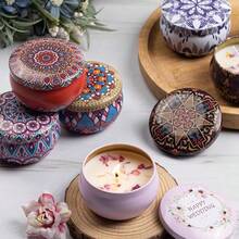 4pcs/Set Aromatherapy Candles, Fragrance Therapy Candle Set, Relaxation Candles, Scented Candle Gift Box Set, Suitable For Wedding, Birthday, Holiday, Wedding Favors, Home Fragrance Therapy Candles, Unisex Candle Gifts, Birthday, Christmas, Yoga Bath, Valentine's Day Gifts, Home, Hotel Decor - Multi Scents - View 3