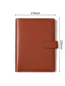 1Set Premium Multi-Functional A5 Photo Card Binder Photo Book, Sleek Album Design, Compact And Durable Organizer, PU Leather Binder Notebook Cover Loose-Leaf Organizer For Daily Planning And Note-Taking, Office Supplies, Ticket Card Collection Book