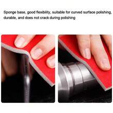 20 Pcs Sanding Pads Paper For Body Car Round Fine Sandpaper - Red - View 6