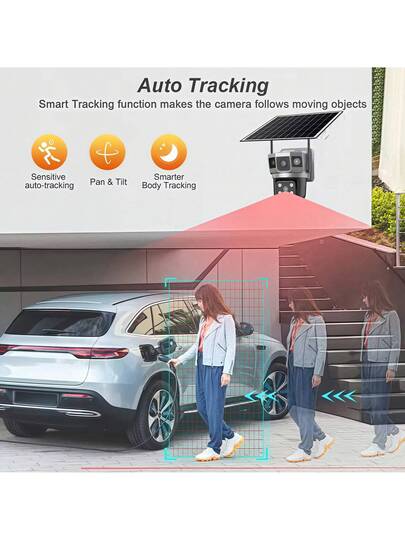SWVW V380 Pro 12MP WiFi 10X Zoom Solar Camera 6K Dual Lens Three Screen Outdoor IP Security PIR Human Detection CCTV PTZ Cam V380PRO,2.4GWIFIOutdoor Indoor Home Cameras, Wireless WIFI Ring ,None Surveillance Pet view 8