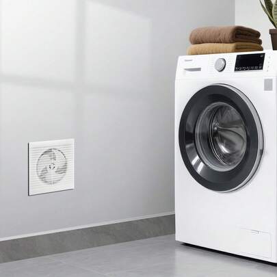 6 Inch Through-The-Wall Ventilation Fan, 110 CFM Through Wall Exhaust Fan With AC Motor, Quiet Vent Easy Installation For Bathroom,Garage,Laundry Room,Storage Room Air Exchanger