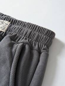 Women's Plus Size Fleece Lined Straight Leg Sweatpants, Warm And Comfortable Casual Pants For Winter