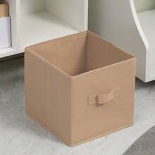 HOMCOM Freestanding 4 Cube Unit Cabinet Unit W 3 Fabric Drawers Handles Home Offi Storage Shees - White1 - View 8