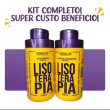Kit Shampoo e Condicionador Pós Progressiva lisoterapia Liso Extremo 500ml Hidralise