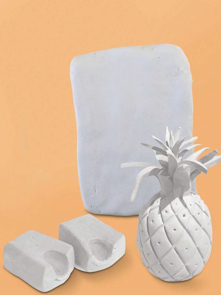 1 件白色风干粘土，用于雕刻、DIY 工艺造型、软陶粘土，用于学习和自制小雕像