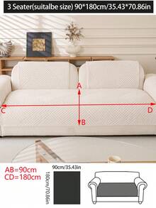 1 husă de pernă de canapea din pluș cald, pernă de șezut minimalistă modernă, husă de canapea rezistentă la praf și lavabilă, moale și rezistentă la decolorare, potrivită pentru animale de companie, se potrivește canapelei în formă de L și canapelei cu 1/2/3/4 locuri, potrivită pentru dormitor, birou, living