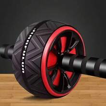 Ab Roller Wheel, Abs Workout Equipment For Abdominal &Core Strength Training- Non-Electric Home Gym Equipment For Core Strength,Stainless Steel ,  Exercise Wheels For Home GymFitness, Wider Ab Machine Workout Equipment - Black - View 3
