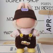 Ropa de muñeca de 6.69 pulgadas, compatible con Labubu, 1 juego de decoración adecuado para muñecas de 6.69 pulgadas, accesorios lindos de BuLabu, para jugar y exhibir (zapatos y muñecas no incluidos)