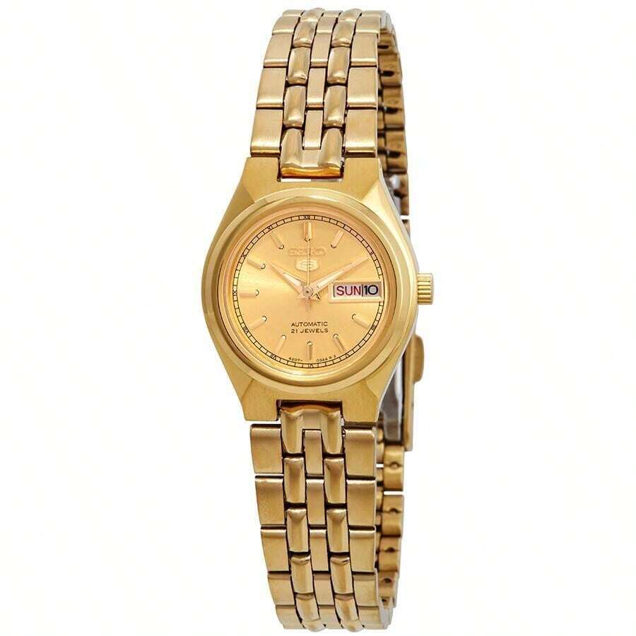 Seiko Series 5 Automatic Gold Dial Ladies Watch SYMA04 |  | Women Mechanical Watches - 金色 - 查看 1